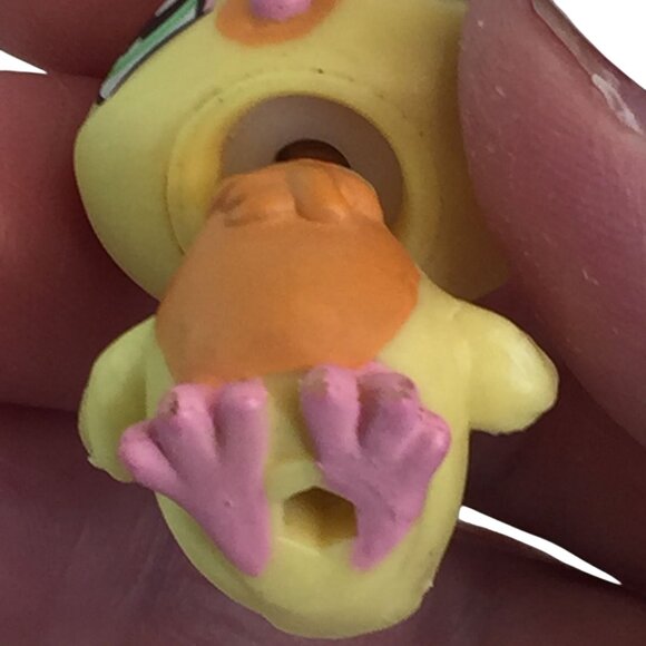 Littlest Pet Shop LPS #1329 Winking Chick #1062 Baby Duck Yellow Bird Figures - Picture 12 of 13
